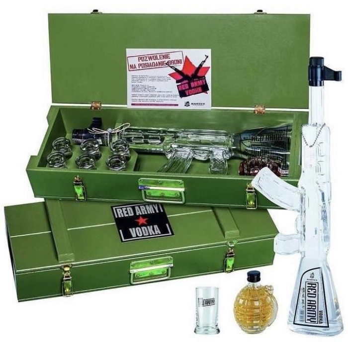 KALASHNIKOV VODKA + GRENADE + SHOTS 1.2L