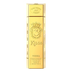 3 KILOS GOLD VODKA 1L