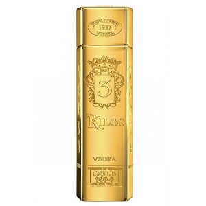 3 KILOS GOLD VODKA 1L