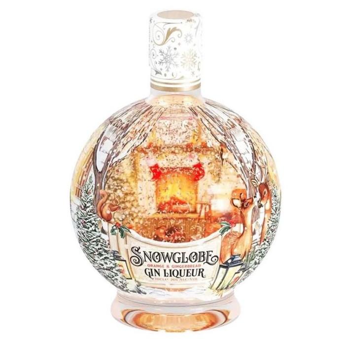 Snow Globe Orange & Gingerbread Gin Liqueur, 0.7L