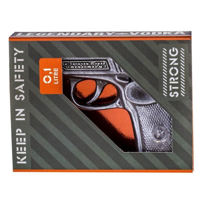 ZLATOGOR MAKAROV PISTOL VODKA 0,1L