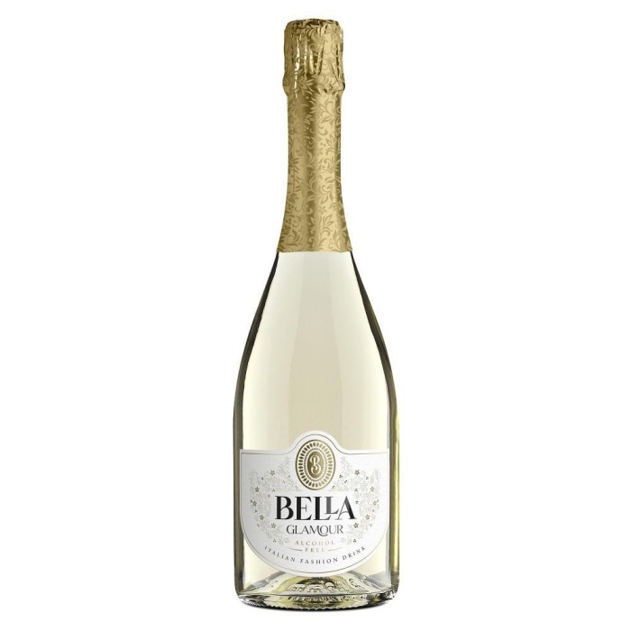 BELLA GLAMOUR VIN SPUMANT ALB FARA ALCOOL 0.75L