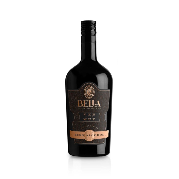 BELLA VERMUT FARA ALCOOL 1L