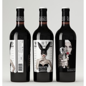 I CAN'T GET NO SATISFACTION WANTED VIN ROSU 0.75L