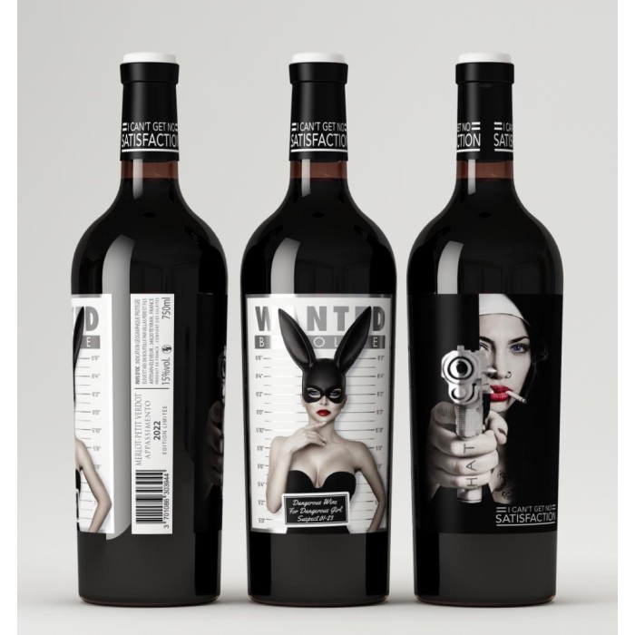 I CAN'T GET NO SATISFACTION WANTED VIN ROSU 0.75L