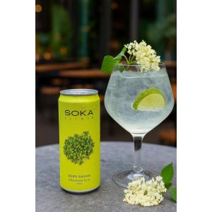 SOKA ELIXIR ELDERFLOWER TONIC 24 X 0.33L